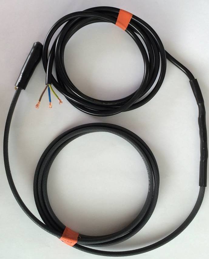 Samoregulační topný kabel SR 82J (26W/m)  délky 4,5m + studený příívod délky 5m