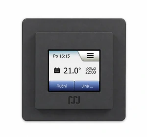 Treo H Touch 225, termostat s dotykovým displejem (prostor+podlaha), české menu, antracit