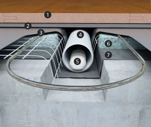 Topná rohož pod lamino/vinylové podlahy HML 80/15  (15m2/1200W)