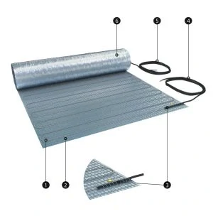 Sada topná fólie+termostat: HML 8m2/640W+termostat TREO H 225